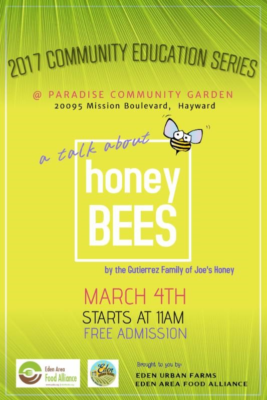Talk - About Honey Bees - CVEA @ Paradise Community Garden | Hayward | California | United States